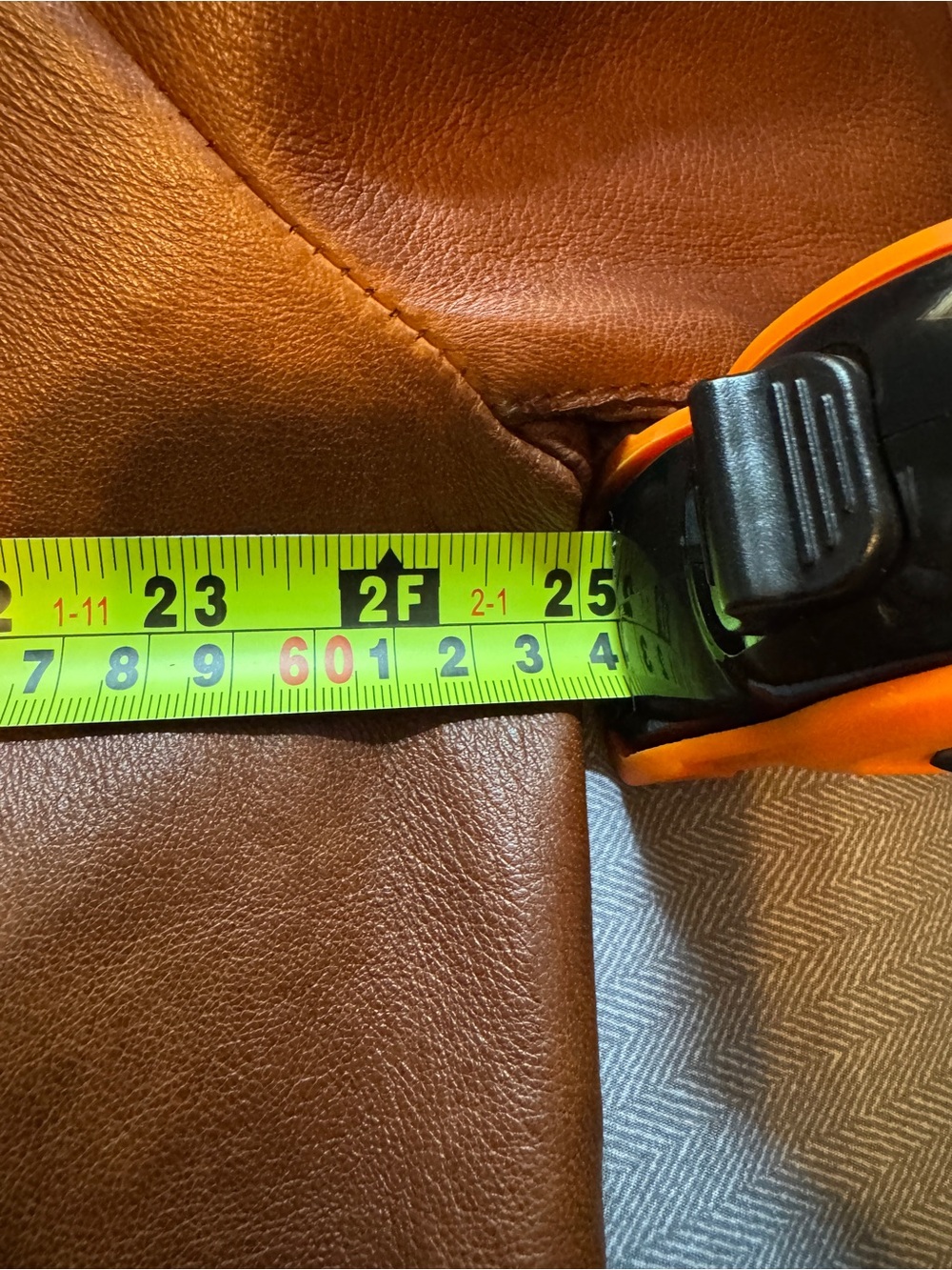 Scully Men’s Tan Leather Jacket - Picture 8 of 8